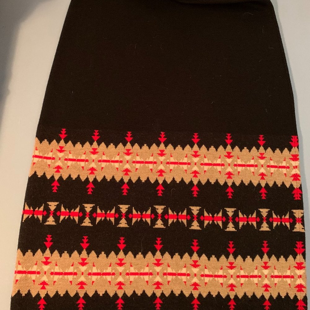 Pendleton Merino Wool Knit Skirt